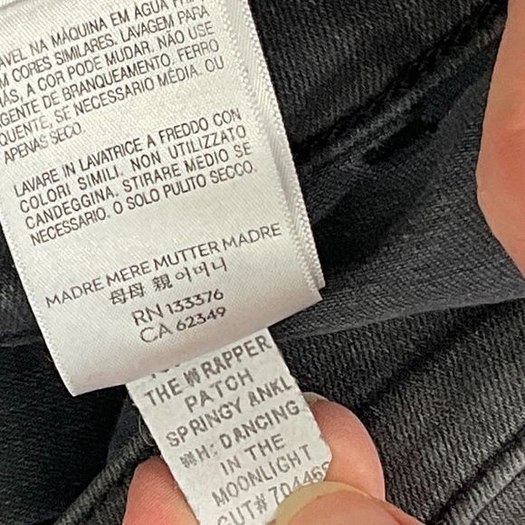 MOTHER The Wrapper Patch Springy Ankle Jeans - Picture 10 of 10